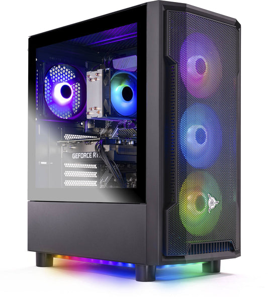 Skytech Gaming - SHADOW4 Gaming Desktop PC - AMD Ryzen 5 7600 - 16GB Memory - NVIDIA 4060 - 500GB NVMe SSD